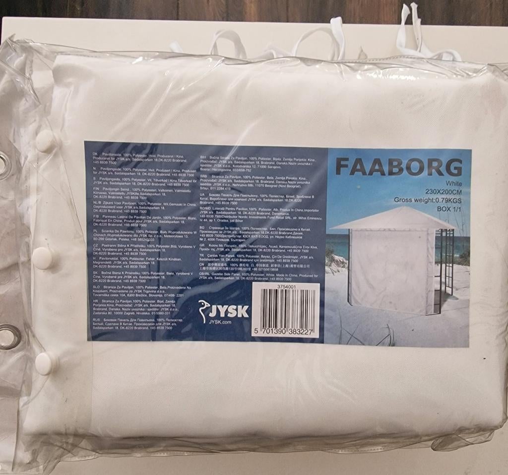 JYSK Faaborg Partytent Zijwanden, Ophalen, Partytent, Minder dan 4 meter, Nieuw