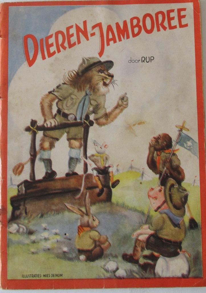 Stripboek DIEREN  JAMBOREE, Verzamelen, Scouting, Zo goed als nieuw, Embleem, Speld of Insigne, Verzenden