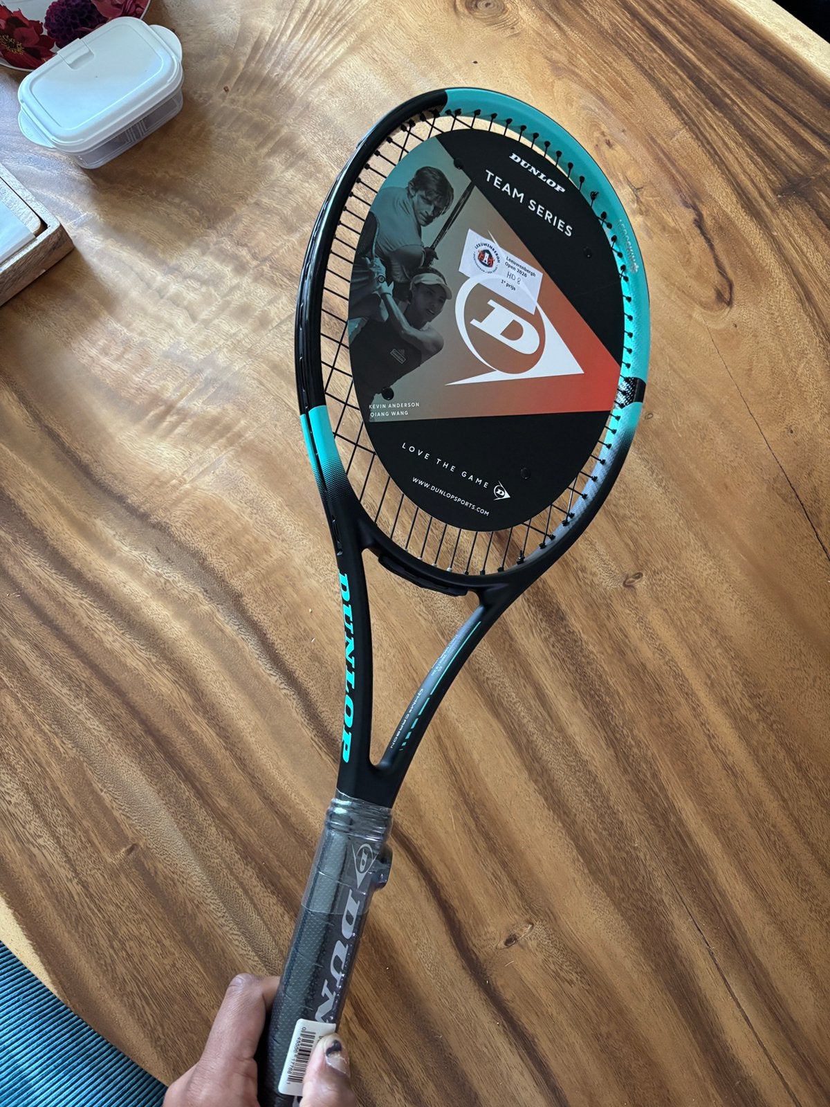 Dunlop team 260 tennis racket, Ophalen, Zo goed als nieuw, Racket, Dunlop