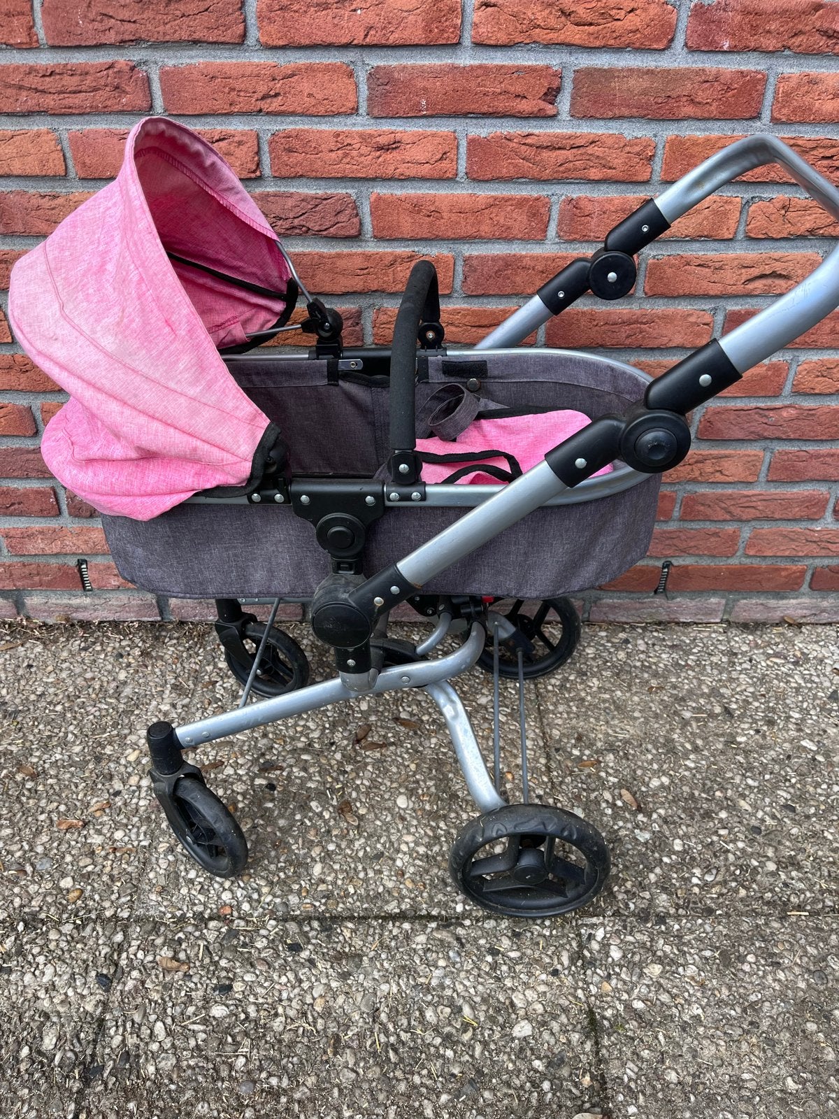 Roze poppenwagen - Kinder wandelwagen, Ophalen of Verzenden, Gebruikt, Kinderwagen, Overige merken