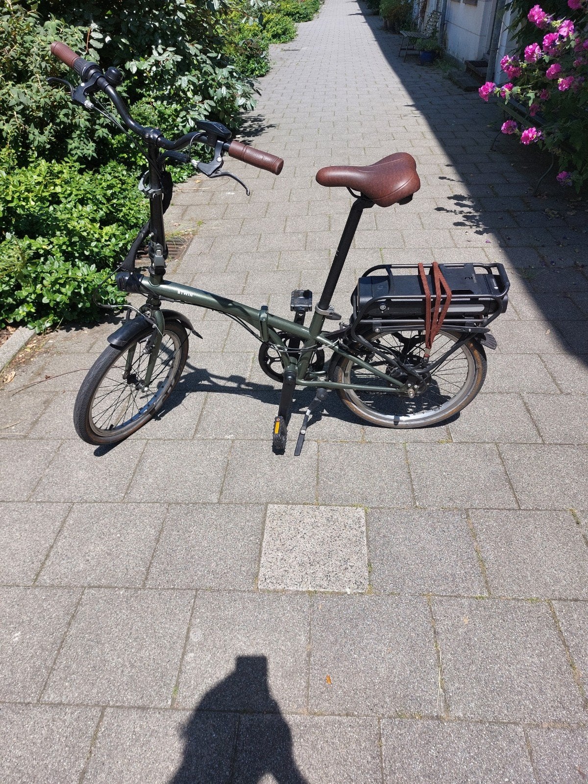 B'Twin E-bike Vouwfiets - Compact en Krachtig, Overige merken, 20 inch of meer, Gebruikt, Velgrem