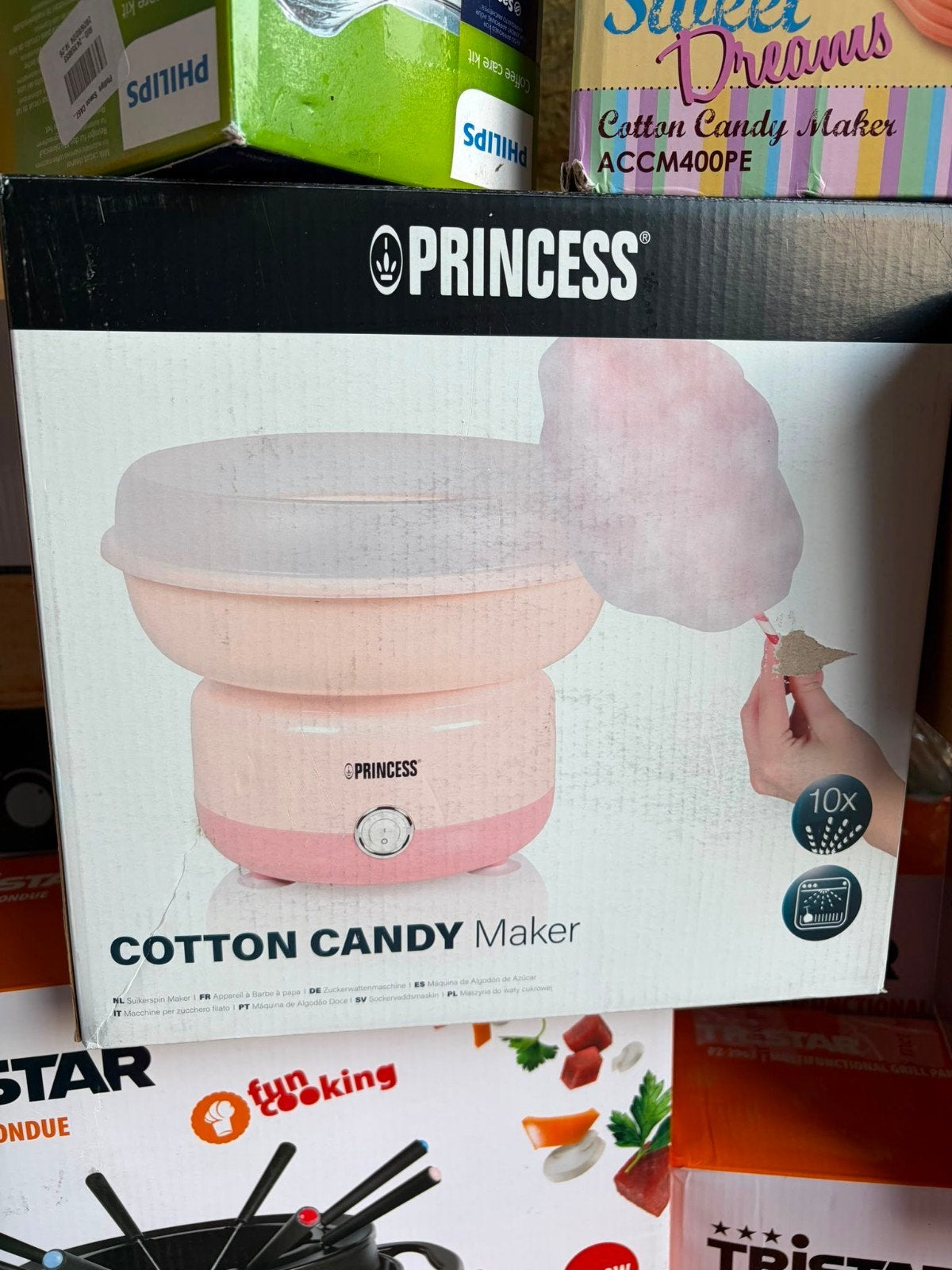 Princess Suikerspinmachine - Nieuw in doos, Witgoed en Apparatuur, Ophalen, Nieuw