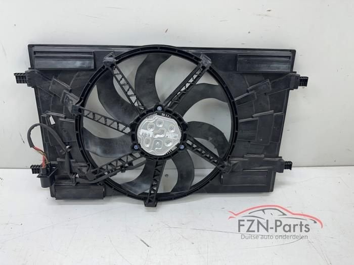 VW Golf 7 Ventilator Enkelfan+Koelluchtventilator+Behuizing, Ophalen of Verzenden, Gebruikt