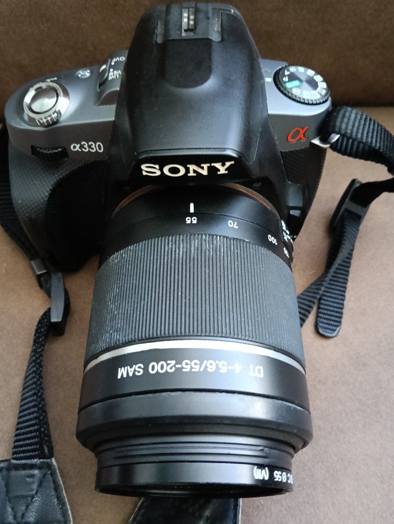 Sony foto camera, Audio, Tv en Foto, Ingebouwde flitser, Gebruikt, Spiegelreflex, Ophalen of Verzenden