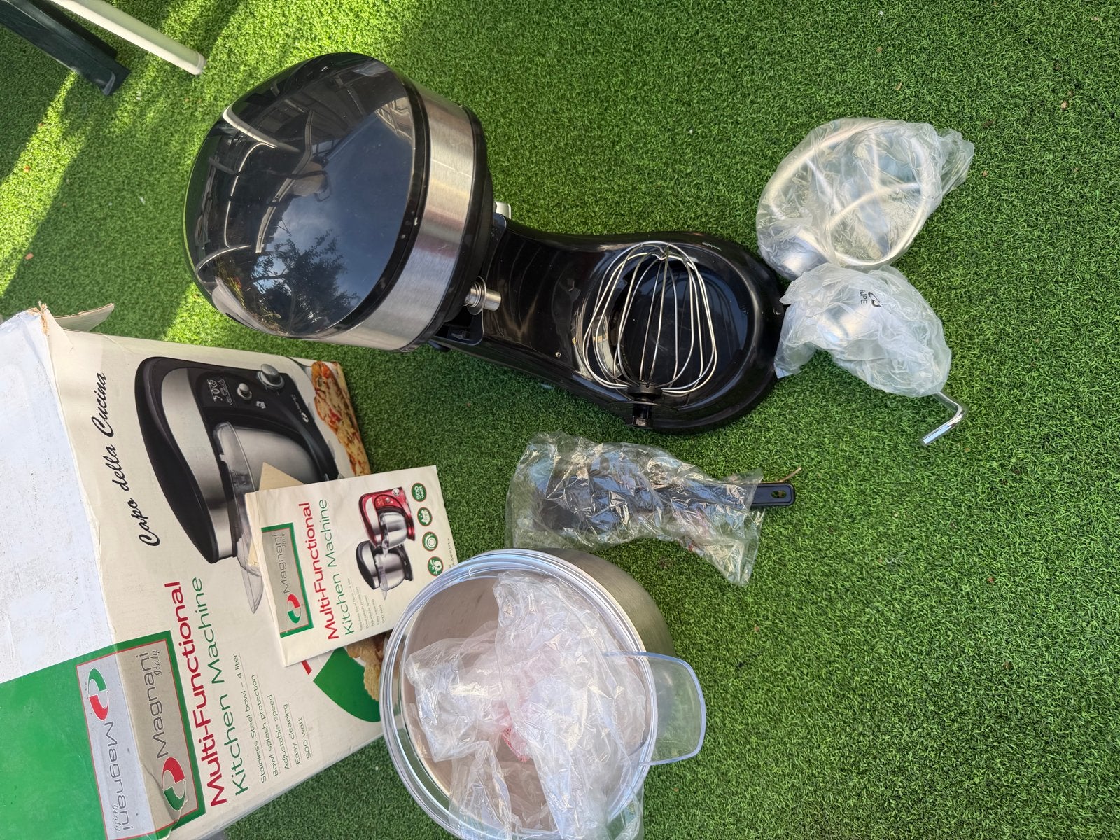 Magnani Multi-Functionele Keukenmachine - Zwart, Witgoed en Apparatuur, 4 liter of meer, 3 snelheden of meer, Ophalen of Verzenden