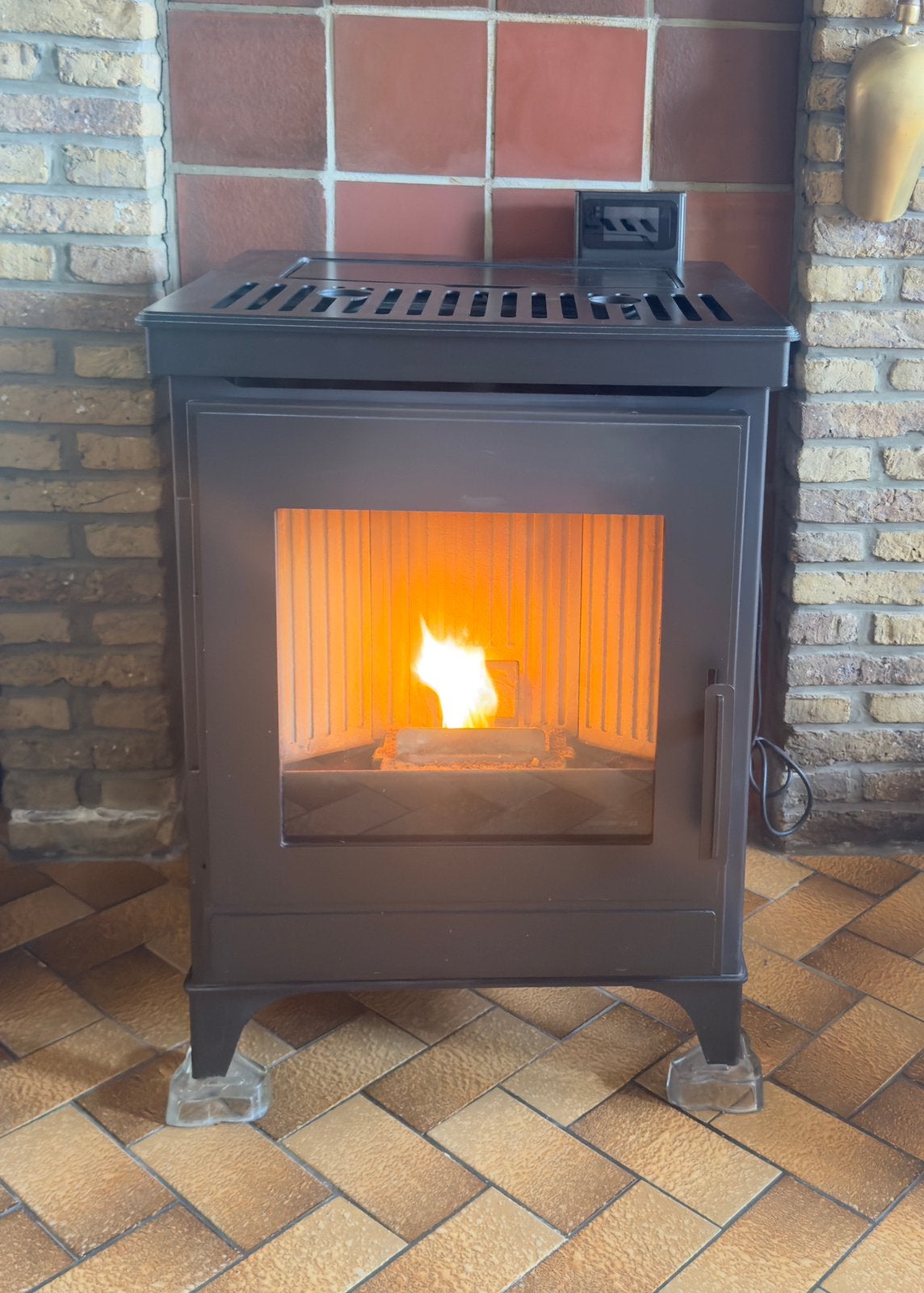 Pelletkachel Nordic Fire Stylo 12,5 kW, Ophalen of Verzenden, Zo goed als nieuw, Overige brandstoffen, Pelletkachel
