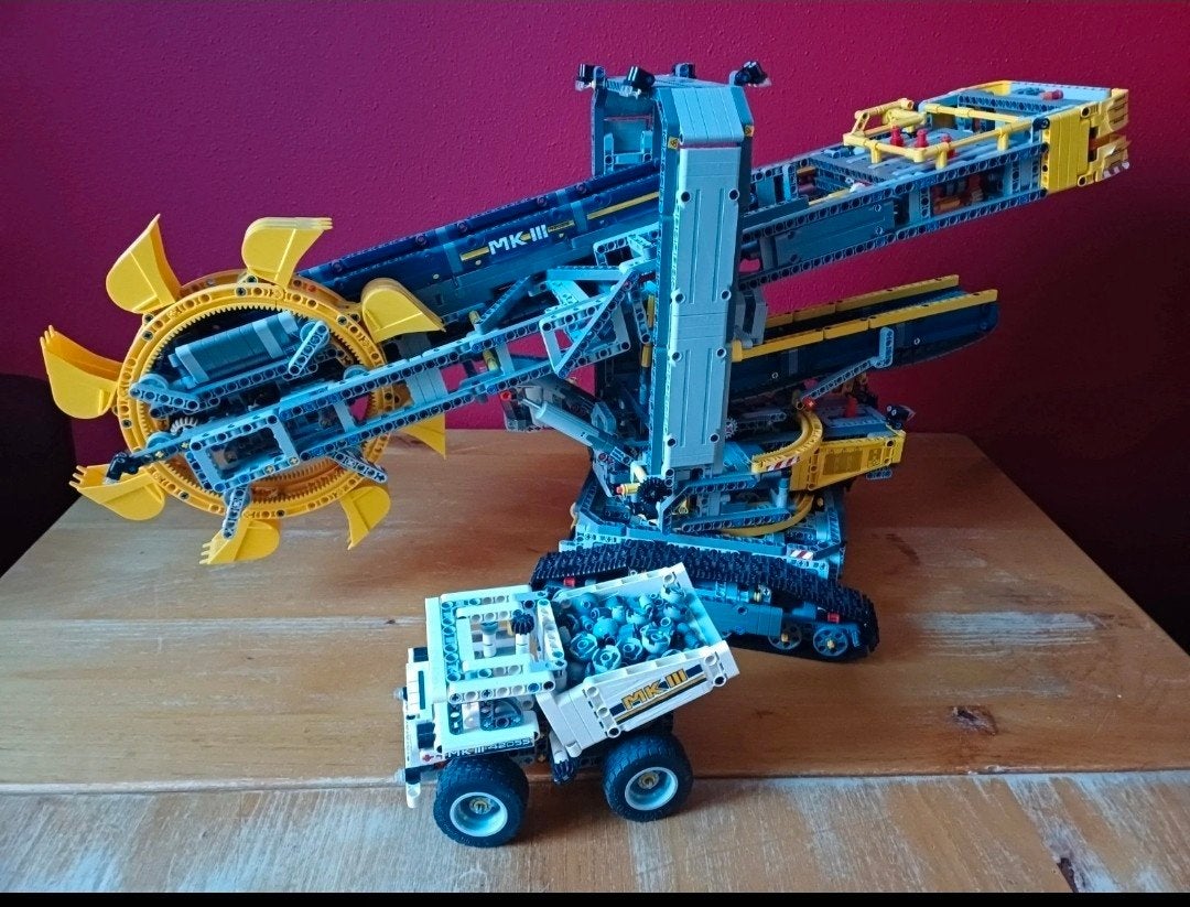 Lego technic 42055, Ophalen