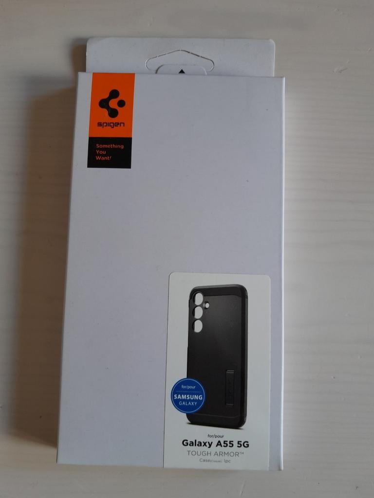 Spigen Tough Armor hoesje voor Samsung Galaxy A55 5G, Ophalen