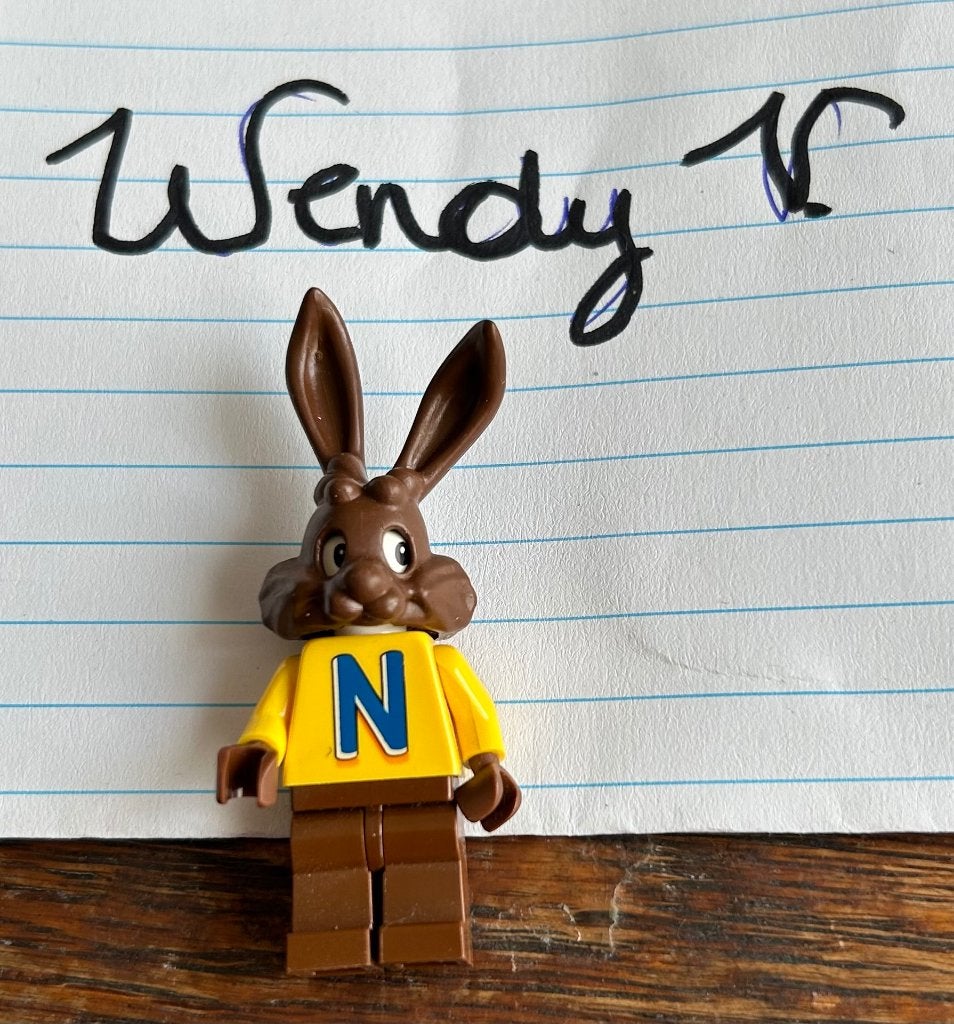 Zeldzame Lego minifig Nesquick Quicky, Inclusief minifiguren, Overige thema's, Lego, Ophalen of Verzenden