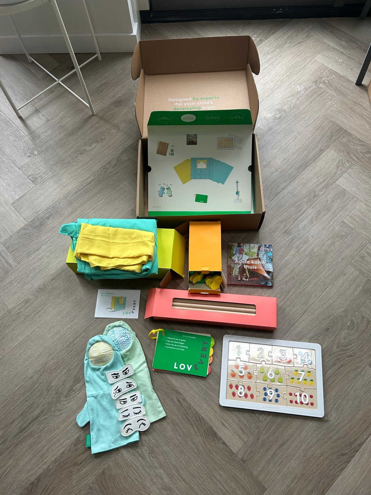 Lovevery Play Kit - The Storyteller (40-42 maanden), Ophalen of Verzenden, Zo goed als nieuw, Overige typen
