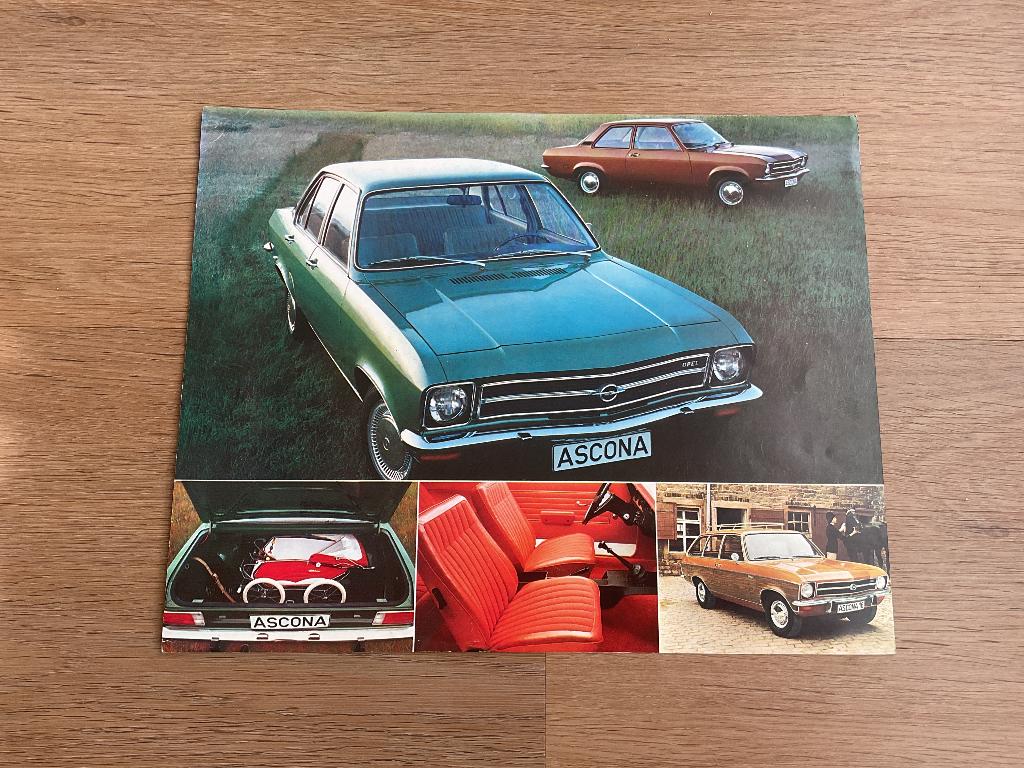 Opel Ascona 04 1972, Ophalen of Verzenden, Opel