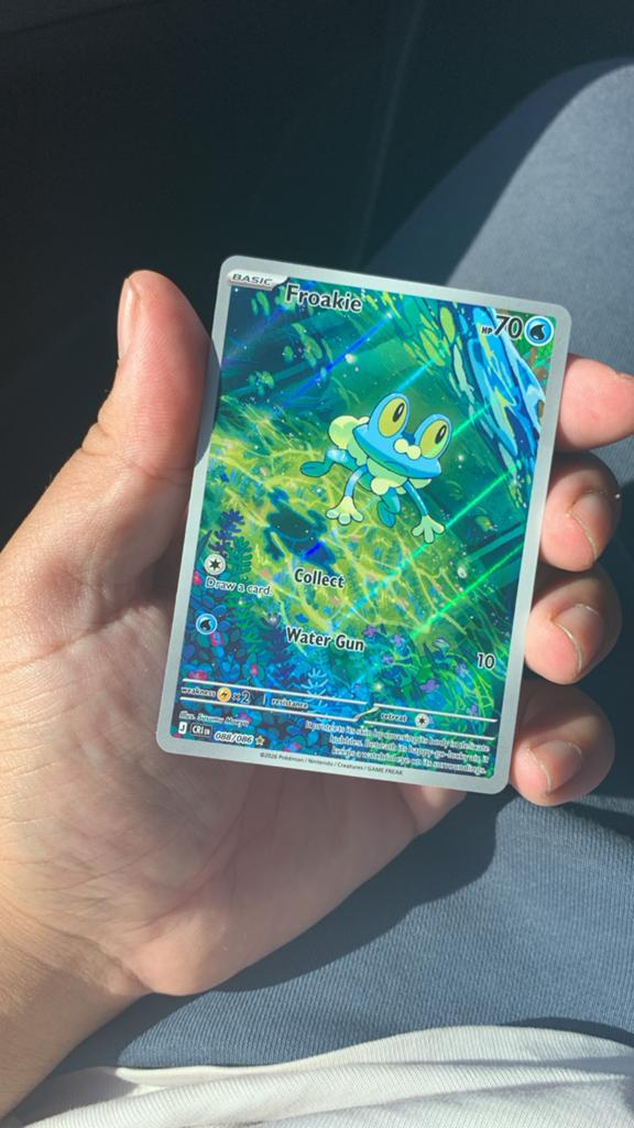 FROAKIE 088/086 Holo Rare Pokémon Kaart, Ophalen, Zo goed als nieuw, Losse kaart, Foil