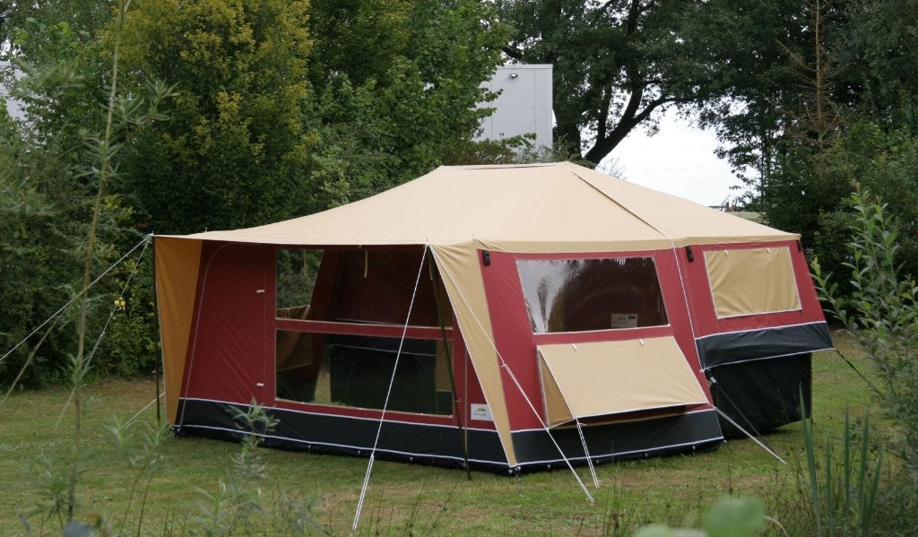 vouwwagen Gerjak Tago Arctic - 2012 - all season, Caravans en Kamperen, Vouwwagens, Beige, Aanwezig, Meer dan 6, Ophalen