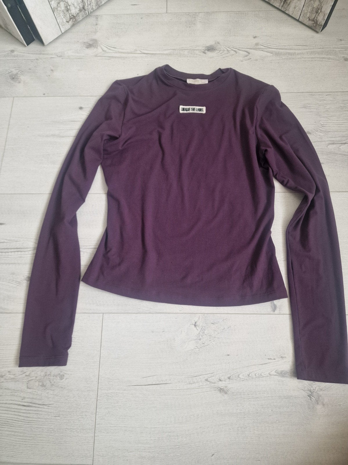 Unique The Label paarse longsleeve maat S, Unique The Label, Paars, Ophalen of Verzenden, Zo goed als nieuw