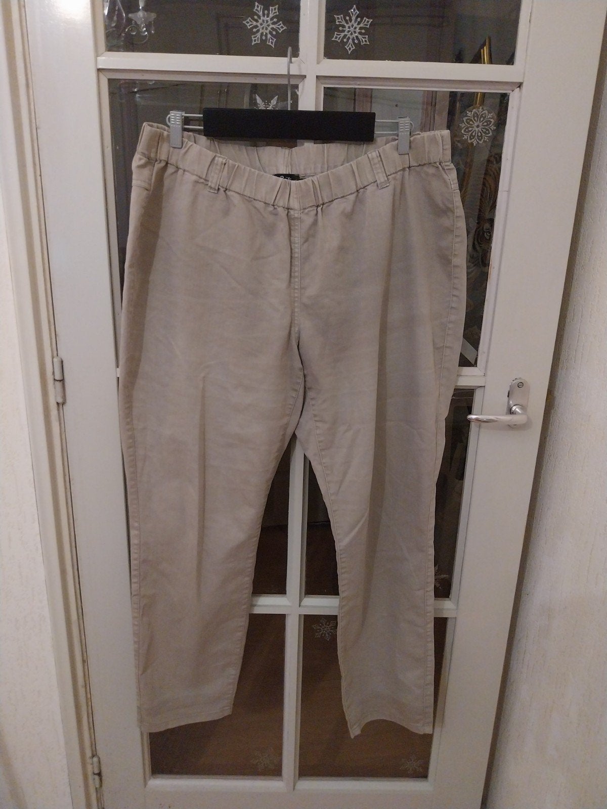 Ulla Popken Beige Broek Maat 50, Beige, Maat 46/48 (XL) of groter, Ulla Popken, Ophalen of Verzenden