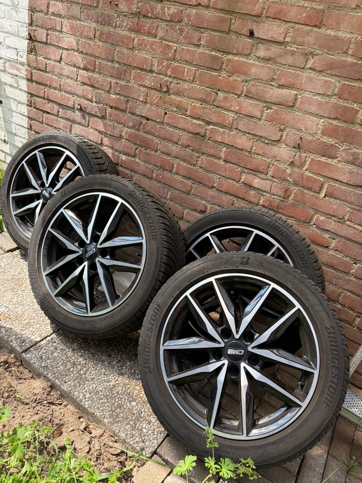 Velgen+winterbanden 5x114.3, Ophalen, Banden en Velgen, 17 inch, Winterbanden