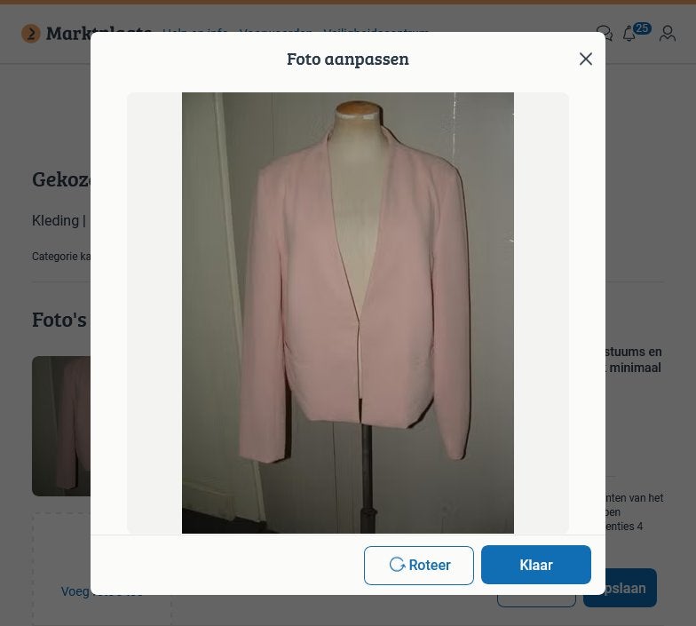 MS Mode lichtroze blazer jasje maat 44, Maat 42/44 (L), Ophalen of Verzenden, Zo goed als nieuw, Jasje