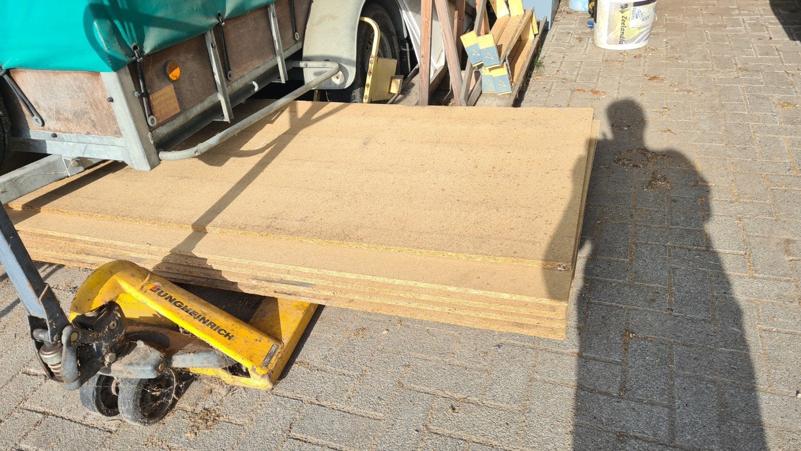 Zachtboord platen, Doe-het-zelf en Verbouw, Platen en Panelen, Ophalen