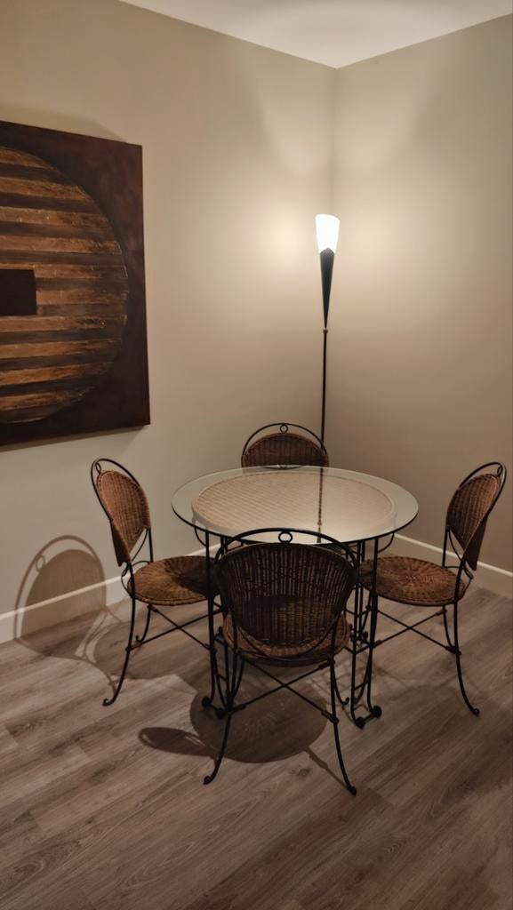 Franse gietijzeren Bistro, Ophalen, 50 tot 100 cm, Rond, 50 tot 100 cm