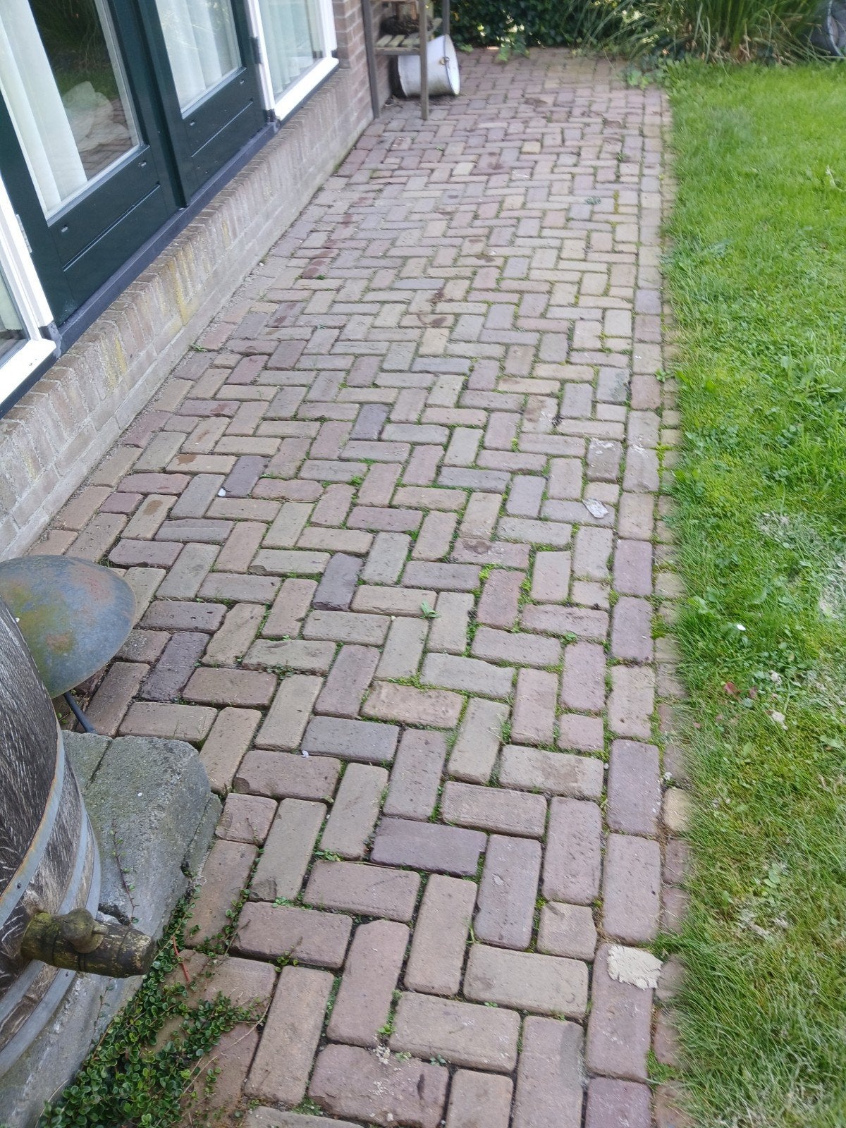 plm 50m2 hardgebakken authentieke klinkers 10 duimers, Ophalen, Gebruikt, Overige materialen, Klinkers