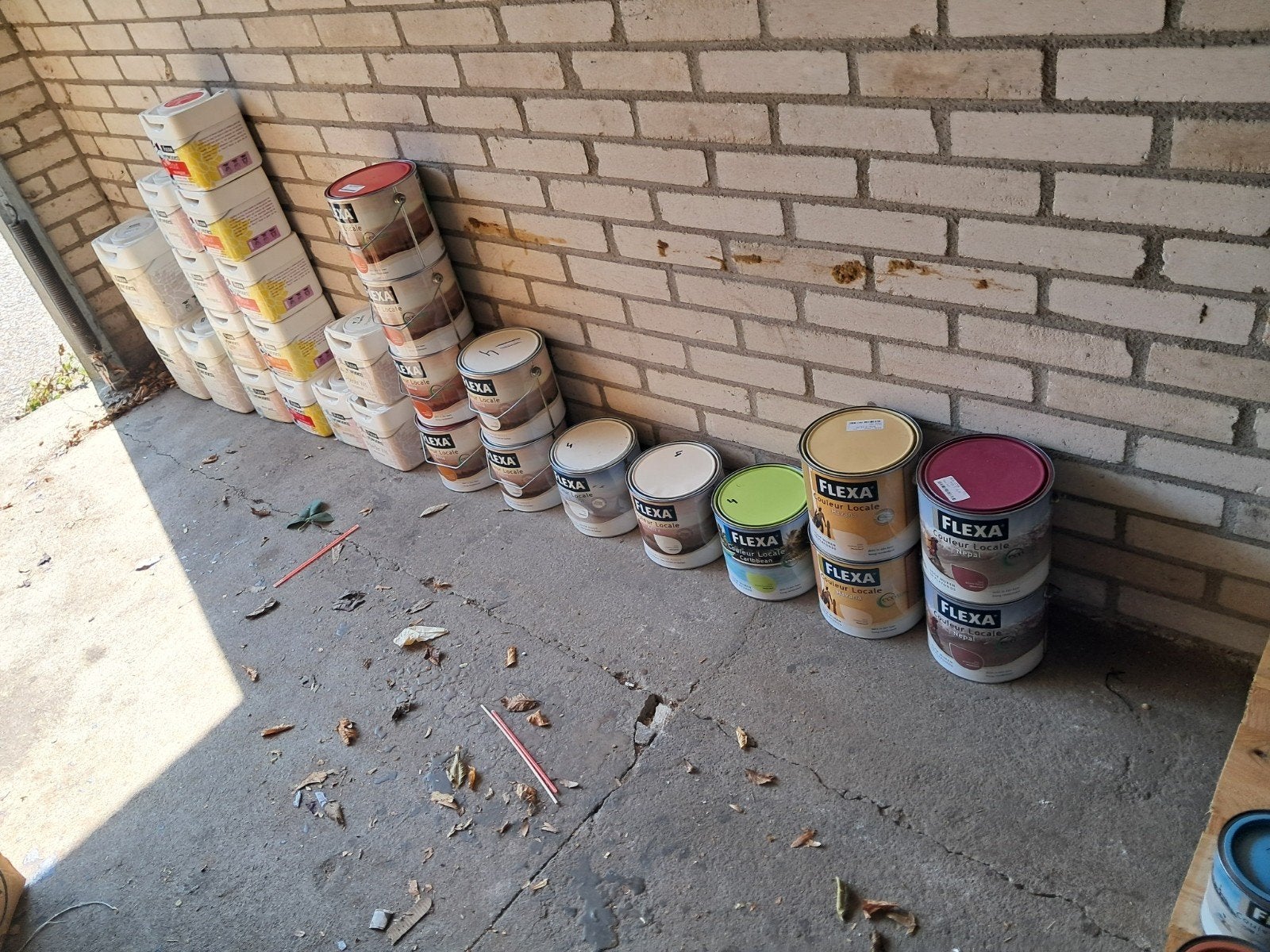 93 blikken flexa verf muur en hout, Ophalen, Nieuw