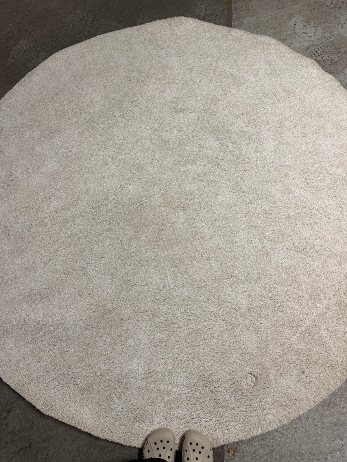 Ronde vloerkleed, diameter 180 cm, Huis en Inrichting, Stoffering | Tapijten en Kleden, Ophalen, Gebruikt, Rond, 150 tot 200 cm