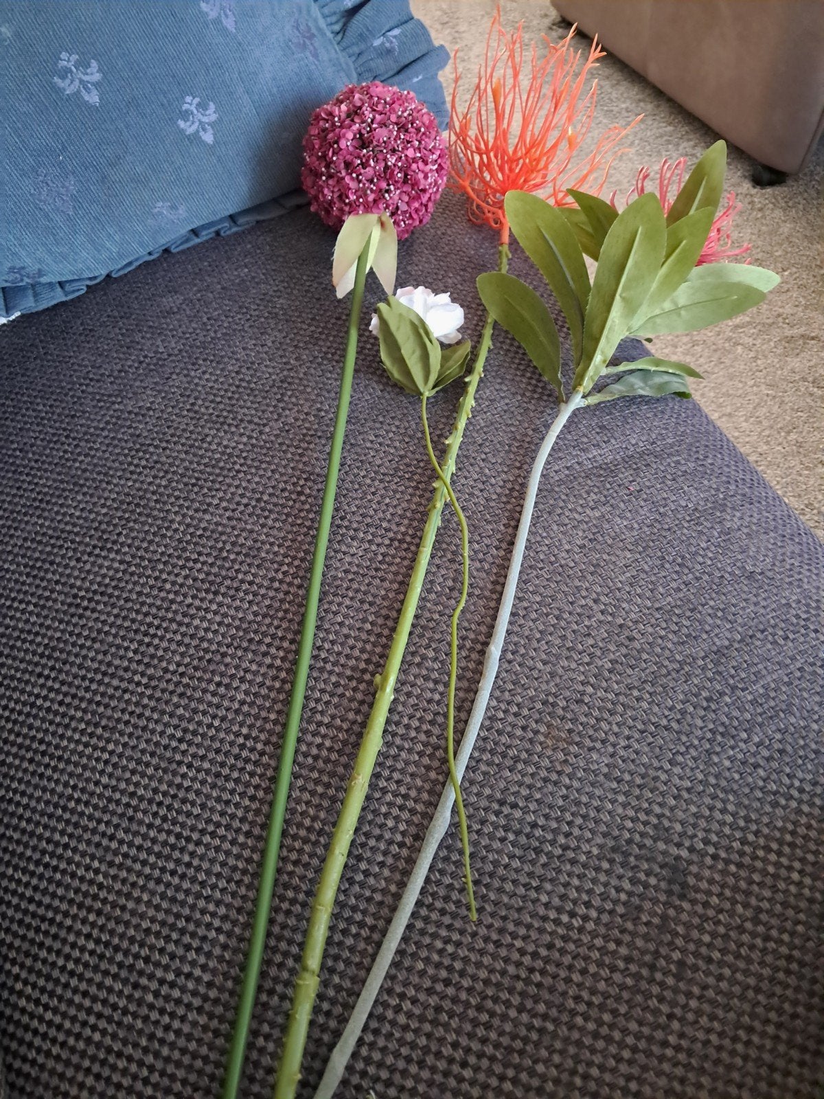 bloemen kunst 4 stuks zijn netjes, Ophalen of Verzenden, Zo goed als nieuw