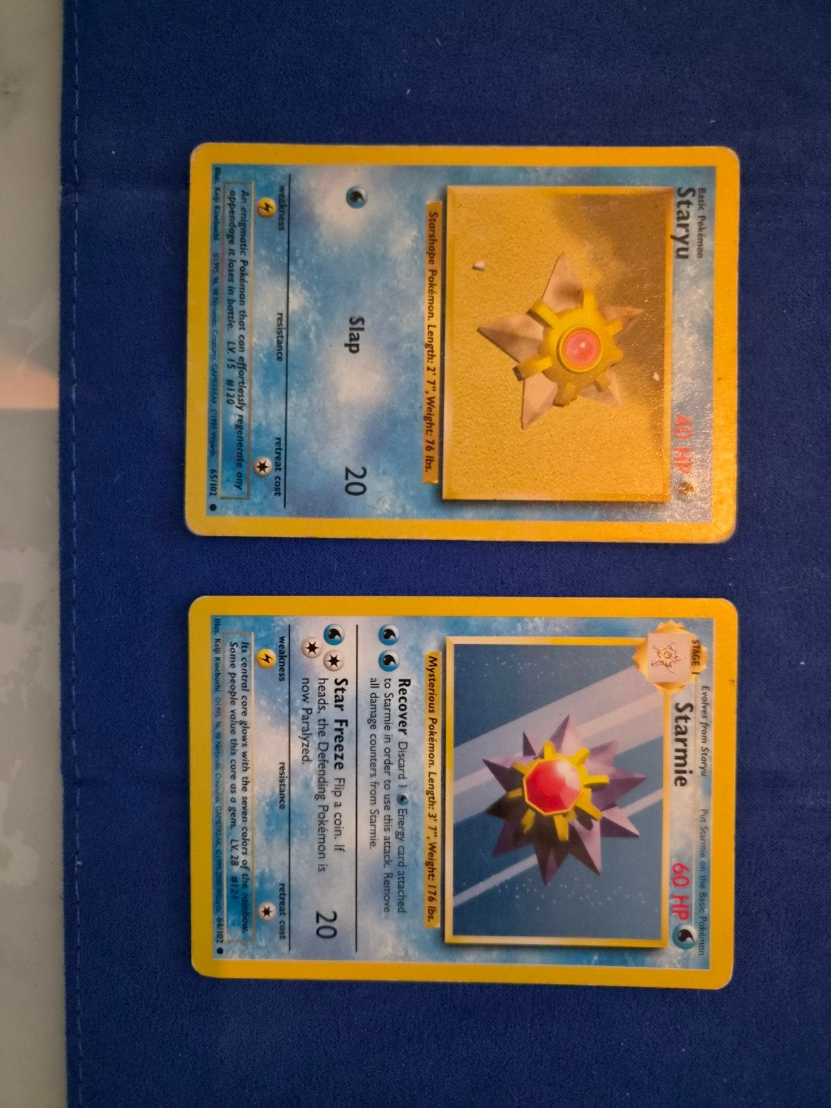 Staryu en starmie (base), Ophalen of Verzenden, Zo goed als nieuw