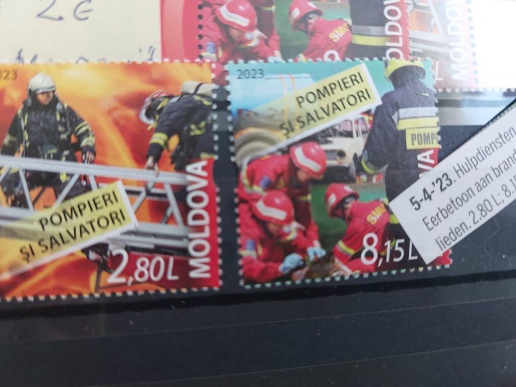 Moldavie brandweer, Verzenden, Postfris, Overige thema's