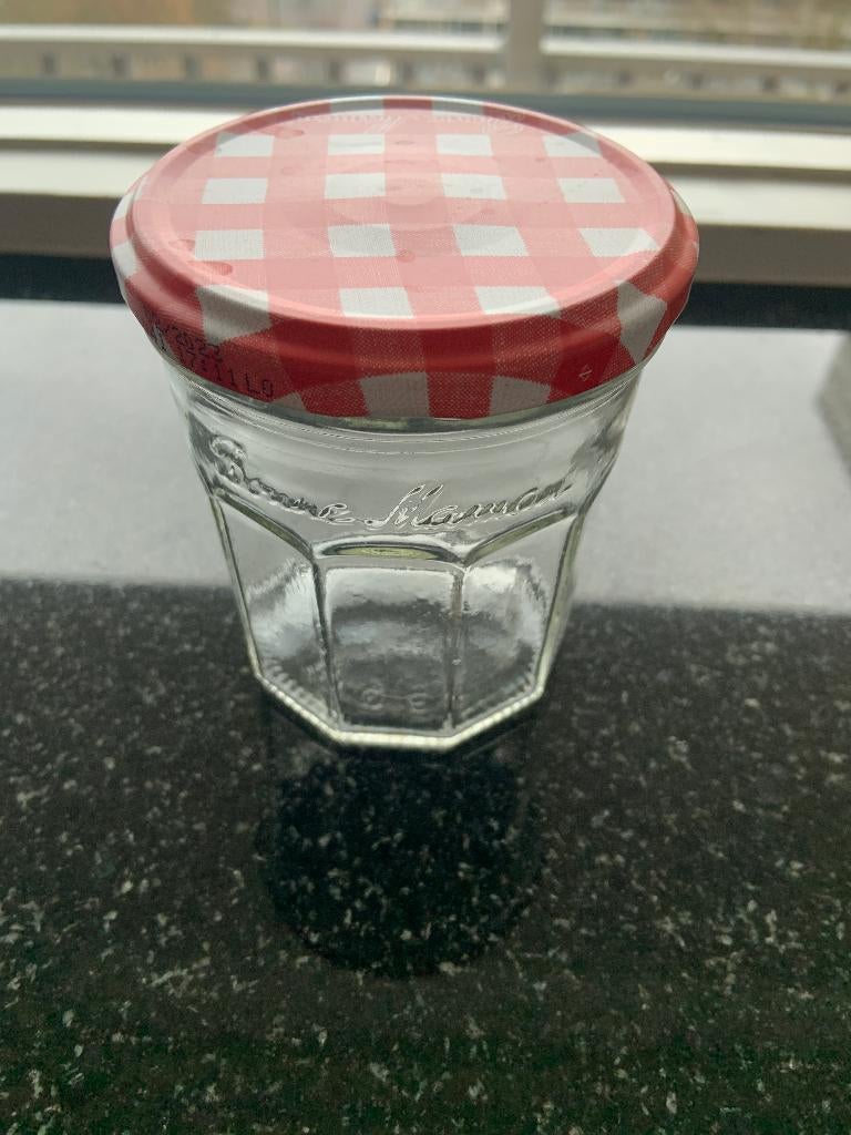 glazen potten van Bonne Maman, Ophalen of Verzenden, Nieuw, Glas, Pot, Bus of Blik