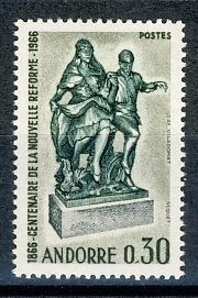 Andorra Frans 201 1967 postfris, Ophalen of Verzenden, Overige landen, Postfris