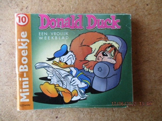 adv6697 donald duck mini 10, Eén stripboek, Ophalen, Gelezen