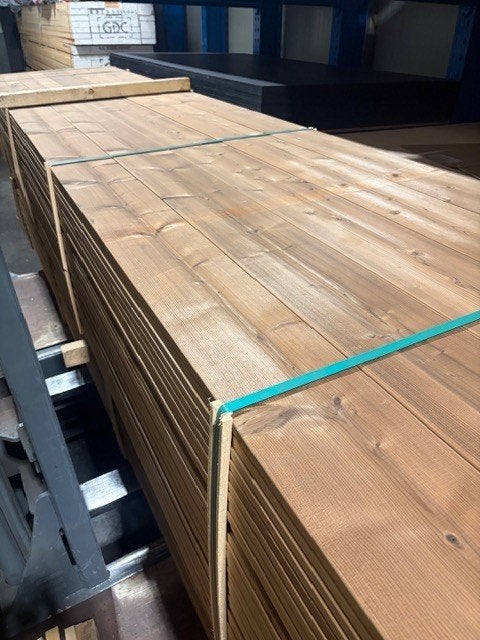 thermo vuren 20x190x5400, Ophalen, Minder dan 25 mm, Nieuw, Plank
