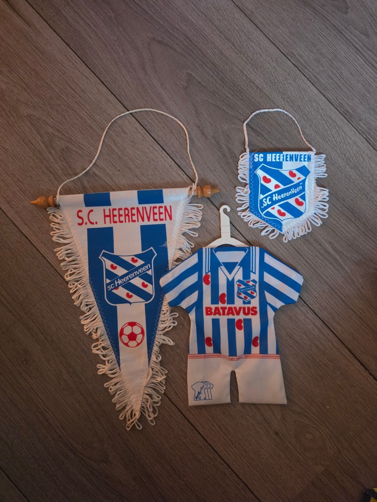 SC Heerenveen fan set, Maat XS of kleiner, Verzenden, Zo goed als nieuw, Shirt