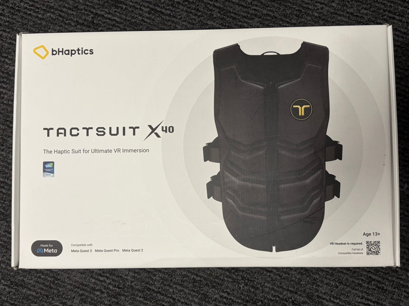 originele bHaptics TactSuit X40, Ophalen of Verzenden, Zo goed als nieuw