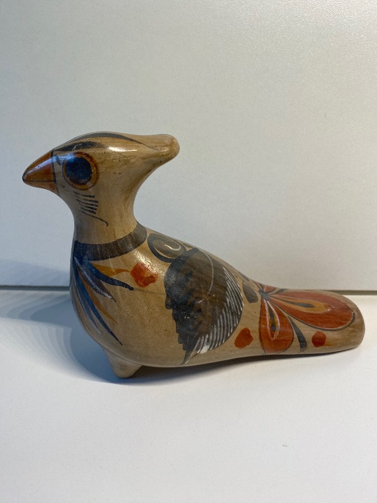 Aardewerken vogel -Mexico/Tonala Potterie, Ophalen of Verzenden