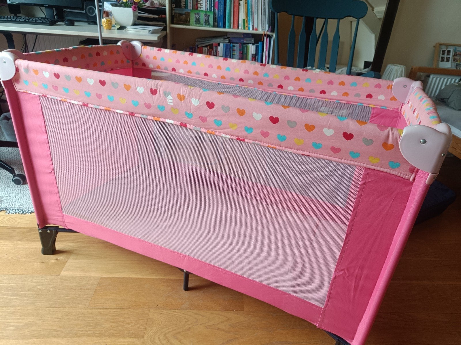 Campingbedje, Kinderen en Baby's, Ophalen, Minder dan 140 cm, Minder dan 70 cm, Matras