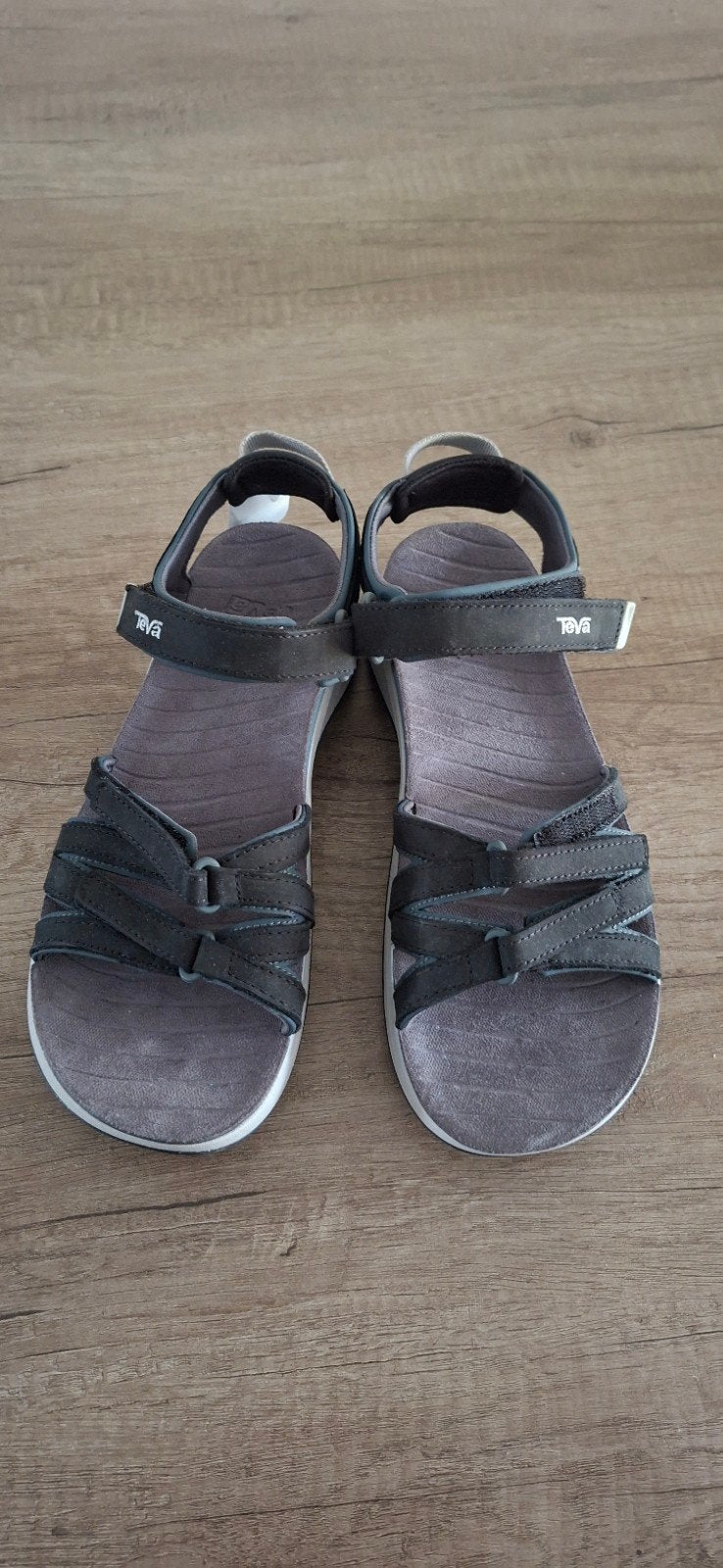 Teva Tira Sport Leather Women's Sandalen - Maat 9 (Nieuw), Zwart, Nieuw, Teva, Sandalen of Muiltjes