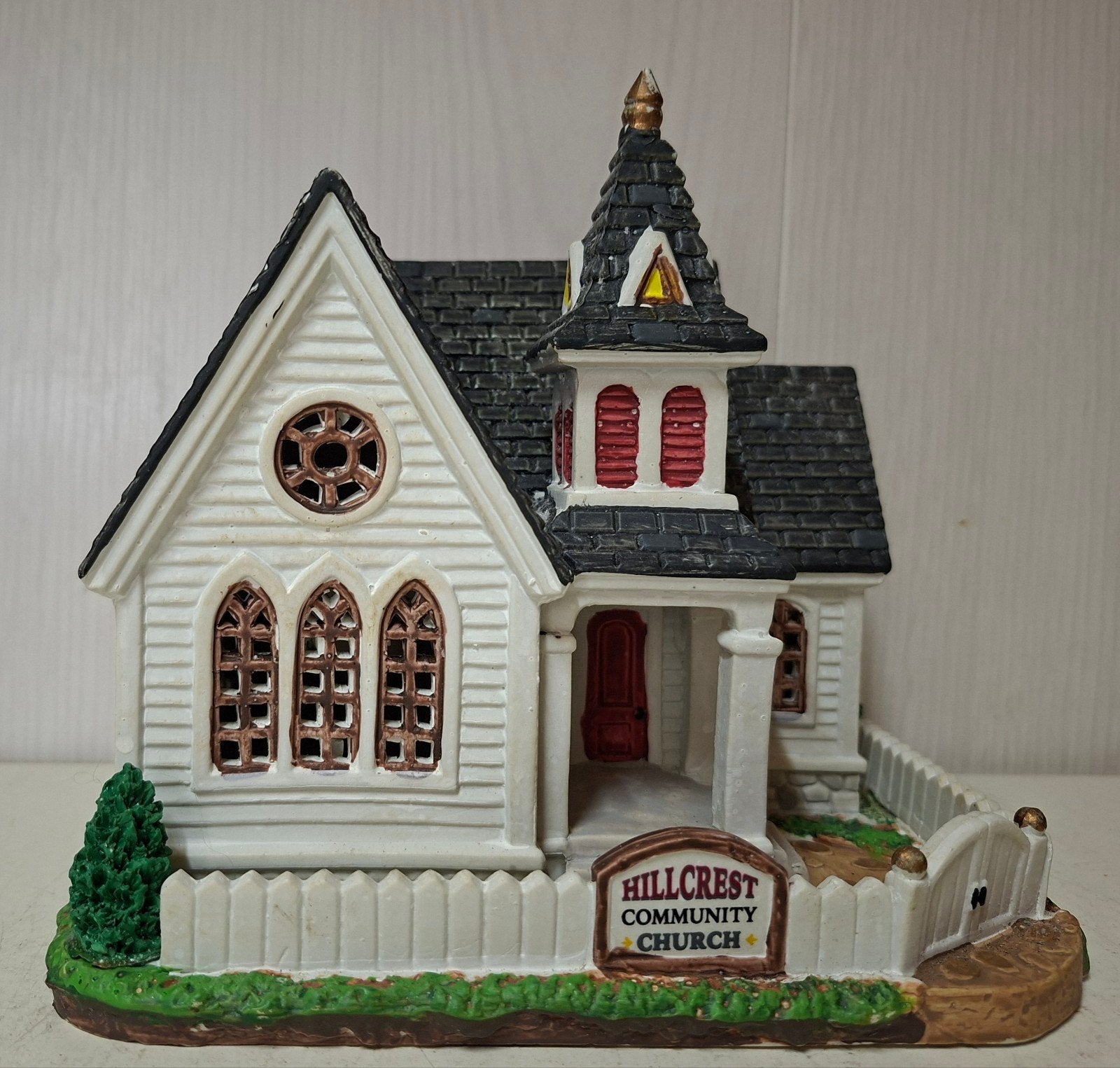 Lemax "Hillcrest Community Church", Ophalen of Verzenden, Gebruikt