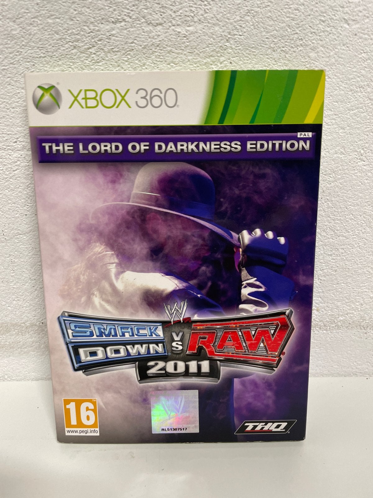 WWE Smackdown vs Raw 2011 Lord of Darkness Edition Xbox 360, Vechten, Eén computer, Ophalen of Verzenden, Zo goed als nieuw