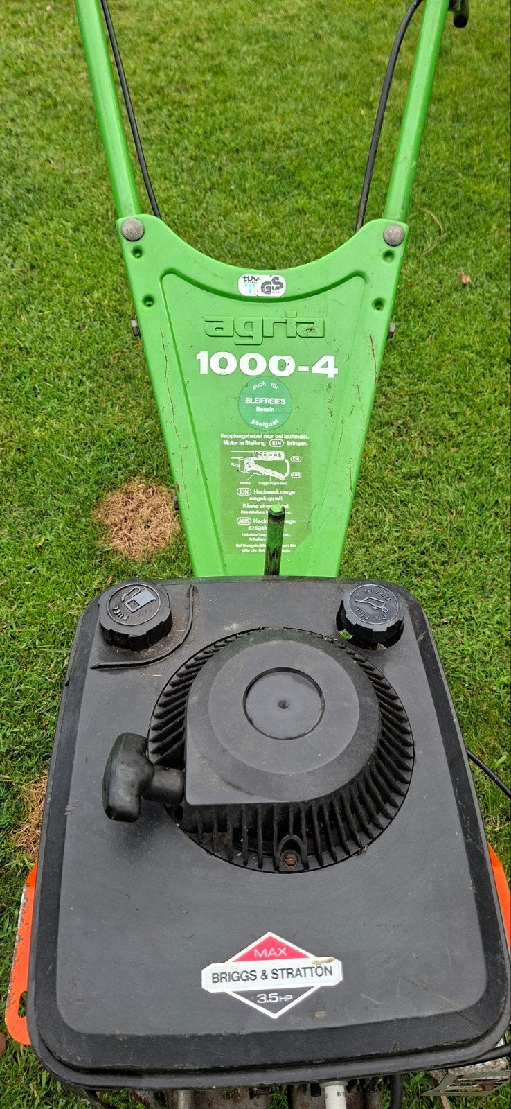 Agria 1000-4 Tuinfrees met Briggs & Stratton motor, Ophalen, Gebruikt