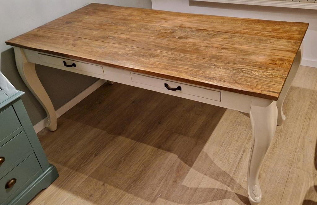 Eetkamertafel 181x90x80 met gebruiksporen, Huis en Inrichting, Tafels | Eettafels, Gebruikt, 150 tot 200 cm, Vier personen, Rechthoekig