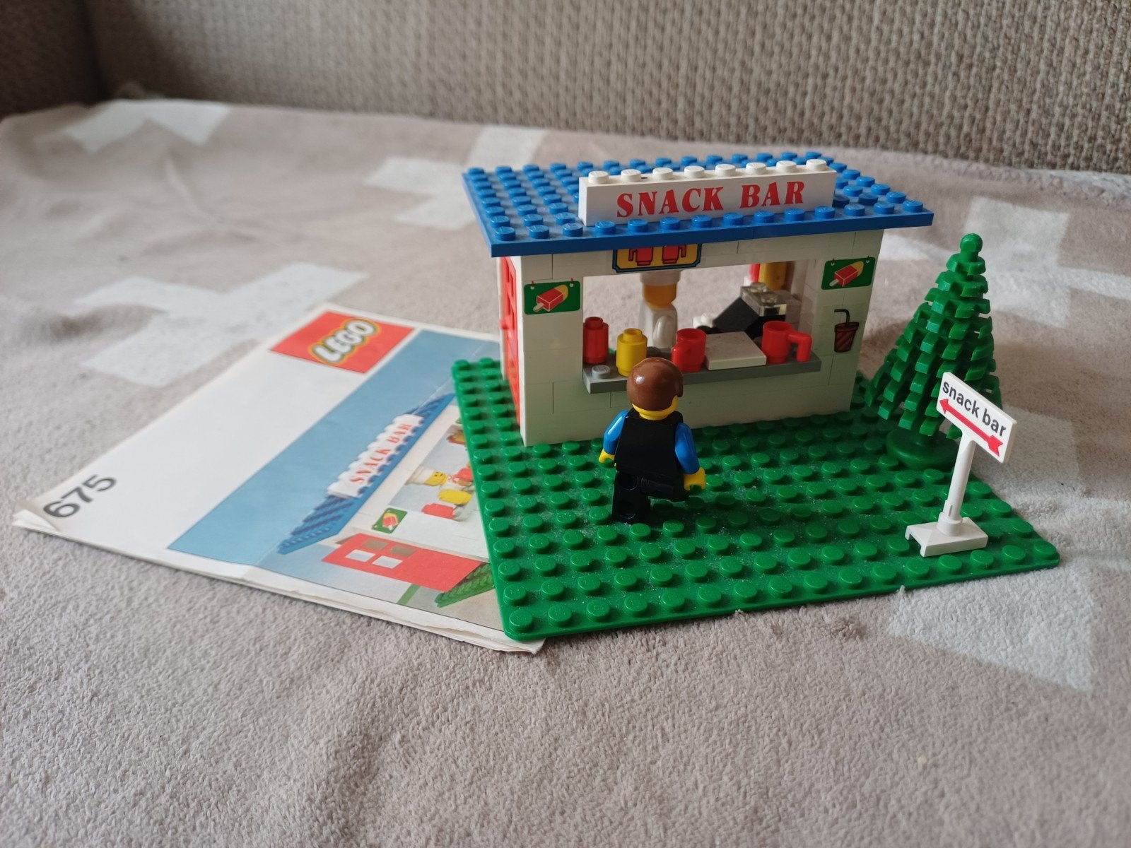 Lego Snack Bar Set 675 met instructies, Kinderen en Baby's, Speelgoed | Duplo en Lego, Compleet, Gebruikt, Overige thema's, Lego