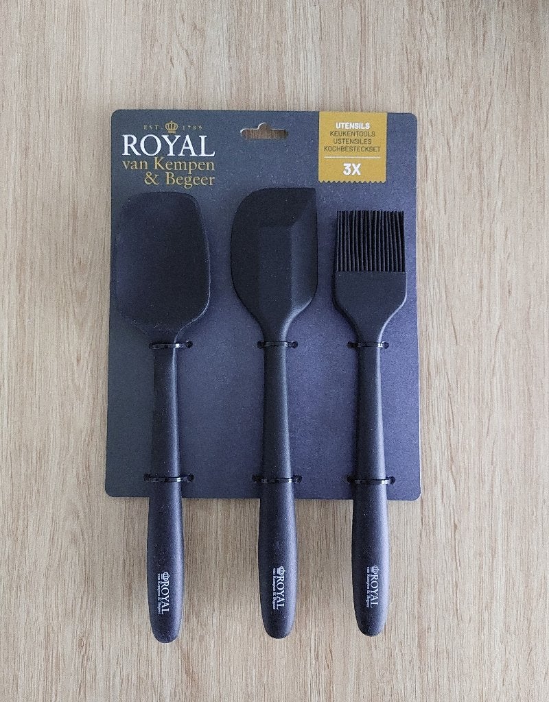 royal van kempen & begeer bakgerei set keukentools, Ophalen of Verzenden, Nieuw, Zwart