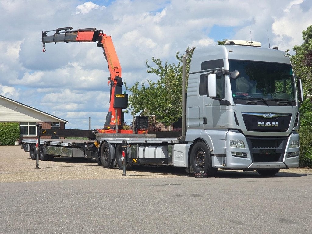 MAN TGX 26.400 KRAANWAGEN 34002 34tm PALFINGER!EURO6! DK1234, Auto's, Vrachtwagens, Automaat, Euro 6, Multifunctioneel stuurwiel
