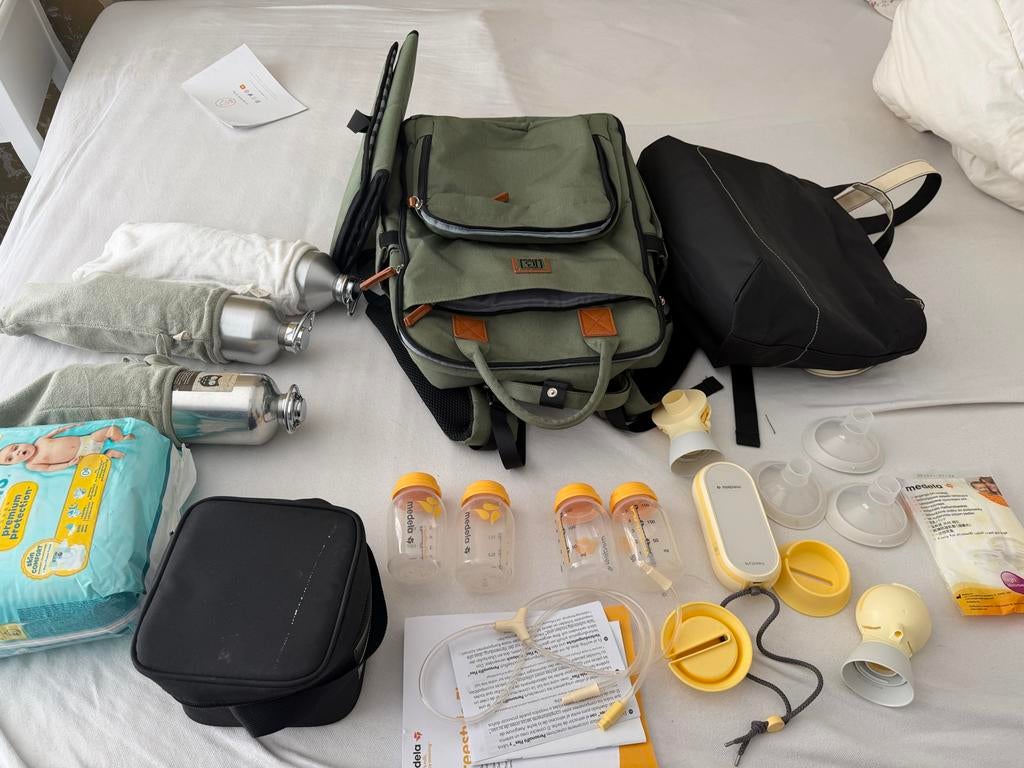 Medela Freestyle borstkolf met accessoires, Ophalen of Verzenden, Gebruikt, Borstkolf
