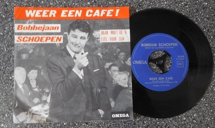 Bobbejaan Schoepen - weer een café (BE 1964) (vanaf € 2,50), Cd's en Dvd's, Ophalen of Verzenden, Zo goed als nieuw, 7 inch, Levenslied of Smartlap