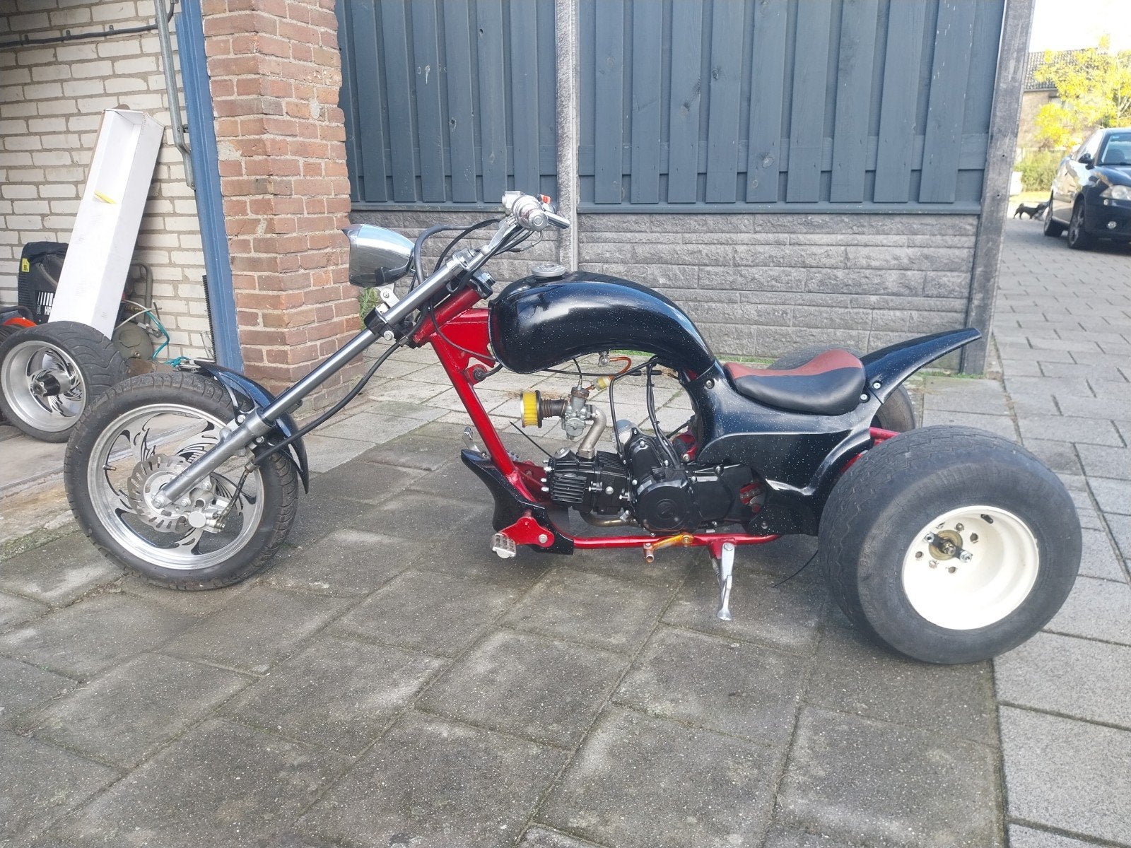 Chopper trike, Ophalen