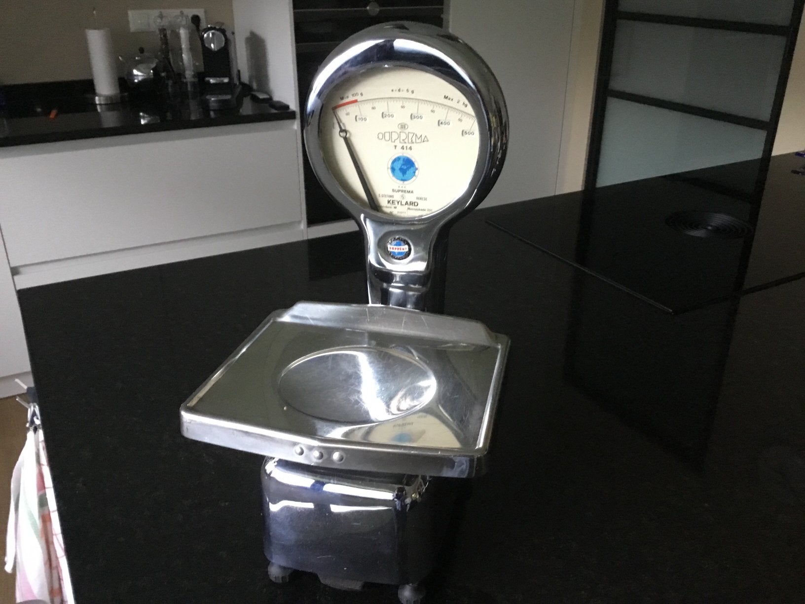 Weegschaal Suprema T 414 Keylard min. 100 gram max. 2 kg., Ophalen of Verzenden, Zo goed als nieuw, 1 tot 500 gram, Minder dan 10 kg