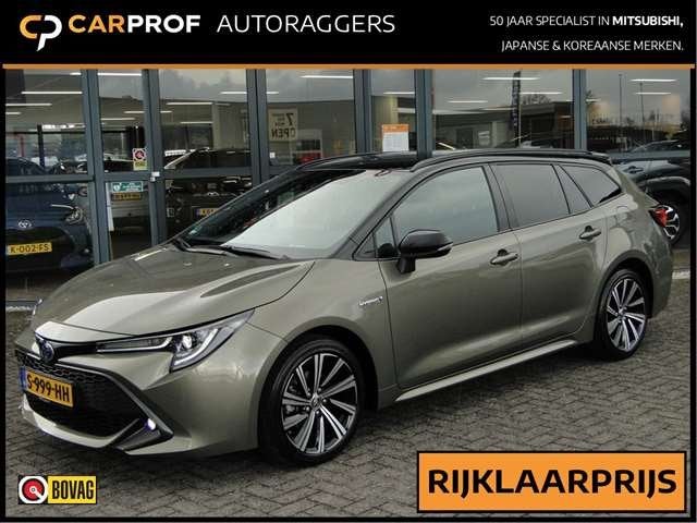 Toyota Corolla Touring Sports 1.8 Hybrid Bi-Tone Dynamic | T, Auto's, Toyota, Bedrijf, Te koop, Corolla, ABS, Achteruitrijcamera